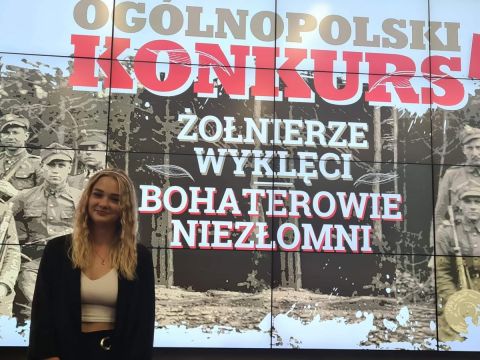 Wyróżnienie w Ogólnopolskim Konkursie Historycznym