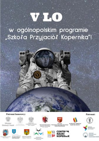 V LO w Programie "Szkoła Przyjaciół Kopernika"
