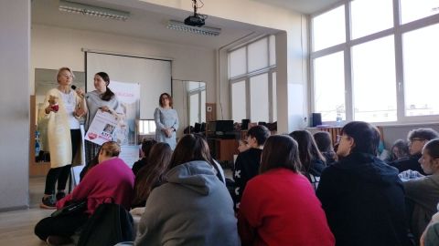 Spotkanie wolontariuszy z koordynatorem Hospicjum dla Dzieci w Kielcach.