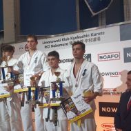 3 miejsce dla Tomasza Rafalskiego, ucznia klasy 2a, w zawodach Karate Kyokushin