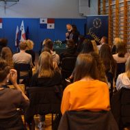Ambasador Panamy z wizytą w naszym liceum