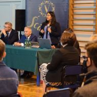 Ambasador Panamy z wizytą w naszym liceum
