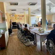 Entuzjastycznie i lirycznie- Podniebne cuda w kieleckim Hospicjum!