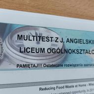 Ogólnopolski Konkurs Języka Angielskiego MULTITEST