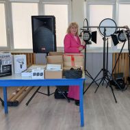 Uroczyste przekazanie nowoczesnego sprzętu dla V LO