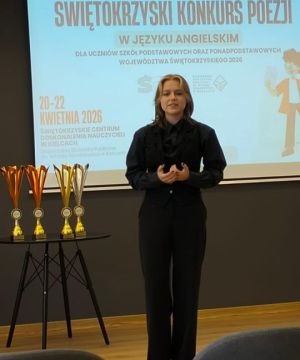 Sukces naszych uczennic w świętokrzyskim konkursie poezji w języku angielskim