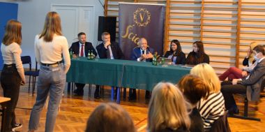 Ambasador Panamy z wizytą w naszym liceum