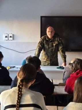 Spotkanie z majorem z Wojskowego Centrum Rekrutacji w Kielcach